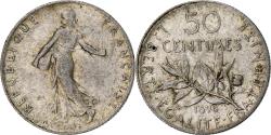 World Coins - France, 50 Centimes, Semeuse, 1898, Paris, Silver, , Gadoury:420