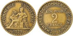 World Coins - Coin, France, Chambre de commerce, 2 Francs, 1922, Paris,