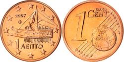 World Coins - Greece, Euro Cent, 2007, Athens, , Copper Plated Steel, KM:181
