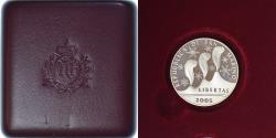 World Coins - San Marino, 5 Euro, Olimpiadi Invernali Torino 2006, 2005, Rome, BE,
