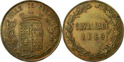 World Coins - France, Token, Ville de Brest, Cavalcade, 1889, 1889, , Copper