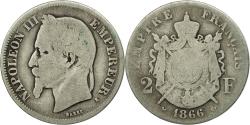 World Coins - Coin, France, Napoleon III, Napoléon III, 2 Francs, 1866, Bordeaux,