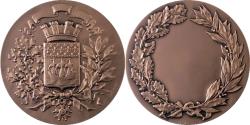 World Coins - France, Medal, The Fifth Republic, Geography, Dubois.H, , Bronze