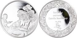 World Coins - France, Medal, Peinture, Rubens, Bethsabee recevant la Lettre de David, 1980