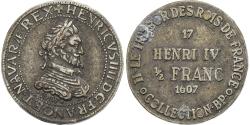World Coins - France, Token, Collection BP, Demi Franc Henri IV, Copper,
