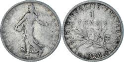 World Coins - Coin, France, Semeuse, Franc, 1904, , Silver, Gadoury:467