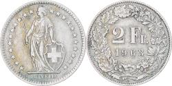 World Coins - Coin, Switzerland, 2 Francs, 1963, Bern, , Silver, KM:21