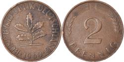 World Coins - Coin, Germany, 2 Pfennig, 1960