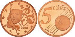 World Coins - France, 5 Euro Cent, 2008, Paris, BE, , Copper Plated Steel, KM:1284