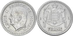 World Coins - Coin, Monaco, 1 Franc, Undated (1943), , Aluminum, Gadoury:MC131