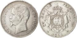 World Coins - Coin, France, Napoleon III, Napoléon III, 5 Francs, 1855, Paris,