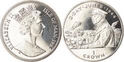 World Coins - Coin, Isle of Man, Elizabeth II, Crown, 1994, Pobjoy Mint, Dwight D. Eisenhower