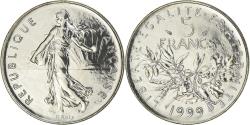 World Coins - Coin, France, Semeuse, 5 Francs, 1999, Paris, BU, , Nickel Clad