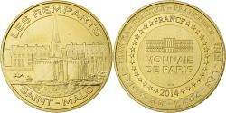 World Coins - France, Tourist token, Saint-Malo - les remparts, 2014, MDP, Copper-nickel