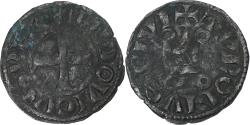 World Coins - France, Louis VIII-IX, Denier Tournois, 1223-1244, Billon,
