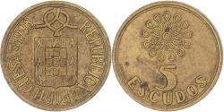 World Coins - Coin, Portugal, 5 Escudos, 1993