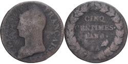 World Coins - Coin, France, Dupré, 5 Centimes, AN 8, Metz, , Copper, Gadoury:126