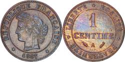 World Coins - Coin, France, Cérès, Centime, 1887, Paris, , Bronze, KM:826.1