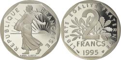 World Coins - Coin, France, Semeuse, 2 Francs, 1995, Paris, Proof, , Nickel