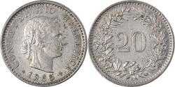World Coins - Coin, Switzerland, 20 Rappen, 1965