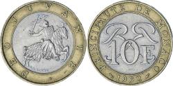 World Coins - Coin, Monaco, Rainier III, 10 Francs, 1992, , Bi-Metallic, KM:163