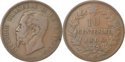 World Coins - Coin, Italy, Vittorio Emanuele II, 10 Centesimi, 1866, Naples,