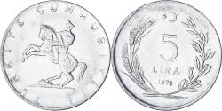 World Coins - Italy, 5 Lire, 1976