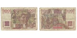 World Coins - France, 100 Francs, Jeune Paysan, 1950, A.358, F(12-15), Fayette:28.25, KM:128c