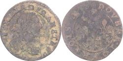 World Coins - Coin, France, Louis XIII, Double Tournois, Uncertain date, Paris,