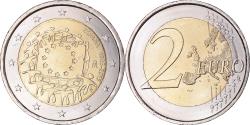 World Coins - Spain, 2 Euro, 2015, 30 ans   Drapeau européen, , Bi-Metallic, KM:New