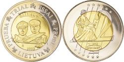 World Coins - Lithuania, Fantasy euro patterns, 2 Euro, 2003, , Bi-Metallic