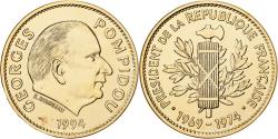 World Coins - France, Medal, Georges Pompidou, Président de la République Française, 1994