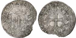World Coins - France, Charles V, Blanc au K, 1365-1380, Billon, , Duplessy:363