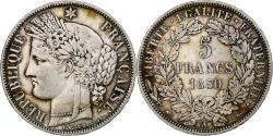 World Coins - France, 5 Francs, Cérès, 1850, Paris, Silver, , Gadoury:719, KM:761.1