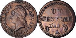 World Coins - Coin, France, Dupré, Centime, AN 7, Paris, , Copper, KM:646