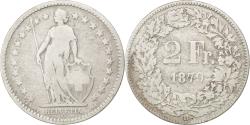World Coins - Coin, Switzerland, 2 Francs, 1879, , Silver, KM:21