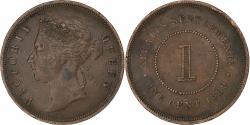 World Coins - Singapore, Victoria, Cent, 1889, Bronze,