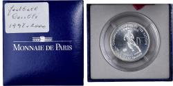 World Coins - France, Franc, Doublé 1998-2000, 2000, Monnaie de Paris, BU, Silver,