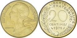 World Coins - Coin, France, Marianne, 20 Centimes, 1975, Monnaie de Paris, série FDC