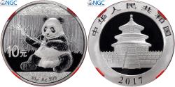 World Coins - China, 10 Yüan, Panda, Kung Fu Panda 3, 2017, Proof, Silver, NGC,