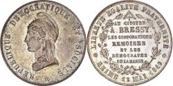 World Coins - France, Medal, Au Citoyen A. Bressy, Deuxième République, 1849, , Tin