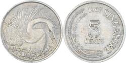 World Coins - Coin, Singapore, 5 Cents, 1967