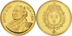 World Coins - France, Medal, Louis XVIII, History, , Vermeil