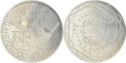 World Coins - France, 10 Euro, Languedoc-Rousillon, 2010, Paris, , Silver, KM:1659