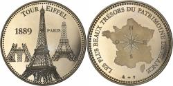 World Coins - France, Medal, Tour Eiffel, Copper-nickel,
