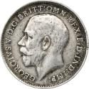 World Coins - Great Britain, George V, 3 Pence, 1914, Silver, , KM:813