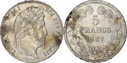 World Coins - France, 5 Francs, Louis-Philippe, 1837, Paris, Silver, , KM:749.1