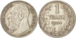 World Coins - Coin, Belgium, Franc, 1904, , Silver, KM:57.1