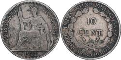 World Coins - Coin, FRENCH INDO-CHINA, 10 Cents, 1922, Paris, , Silver, KM:16.1
