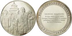 World Coins - France, Medal, Les Présidents de la République, Georges Pompidou,